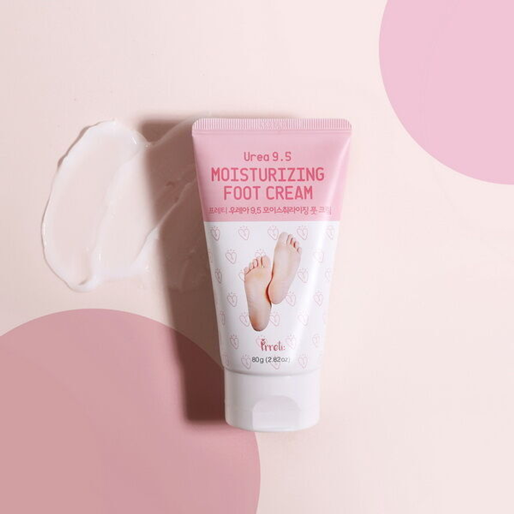 Увлажняющий крем для ног с мочевиной Prreti Urea 9.5 Moisturizing Foot Cream, 80гр