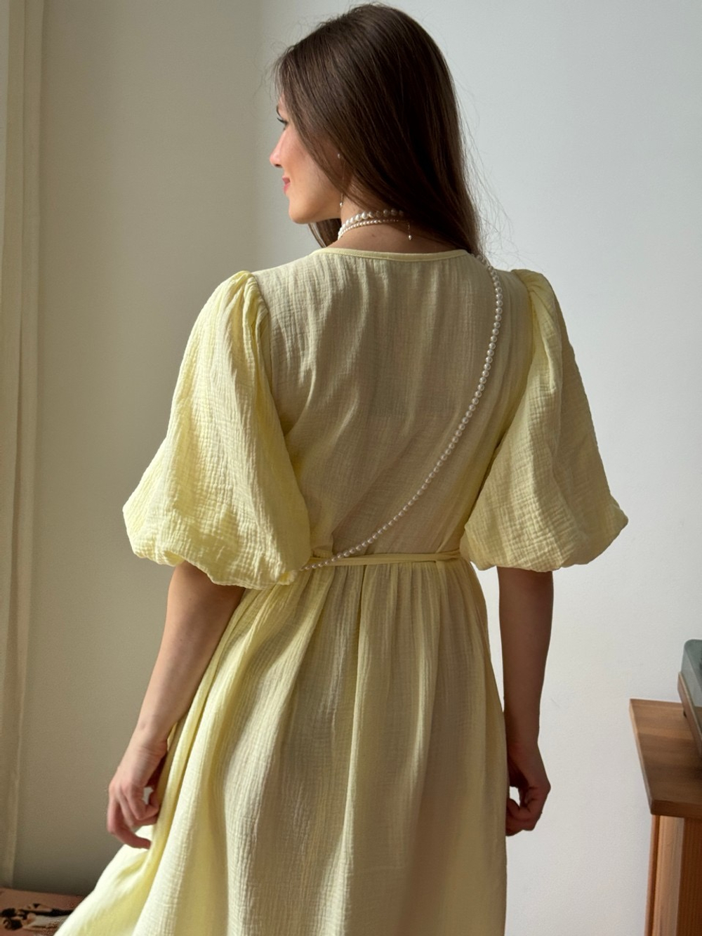 Платье Джульетта для беременных и кормящих, Сливочное масло