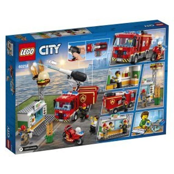 Lego konstruktor City Burger Bar Fire Rescue
