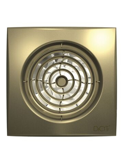 Вентилятор накладной AURA D125 обр.клапан Champagne DICITI