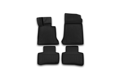 Коврики 3D в салон MERCEDES-BENZ GLK X204, 2014-, 4 шт. (полиуретан) Element.NLC.3D.34.44.210K