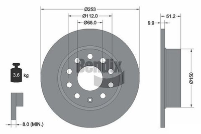 BENDIX Braking - BDS1007