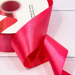 Лента Атласная 5см х 110м Полиэстер класс А (Красный)