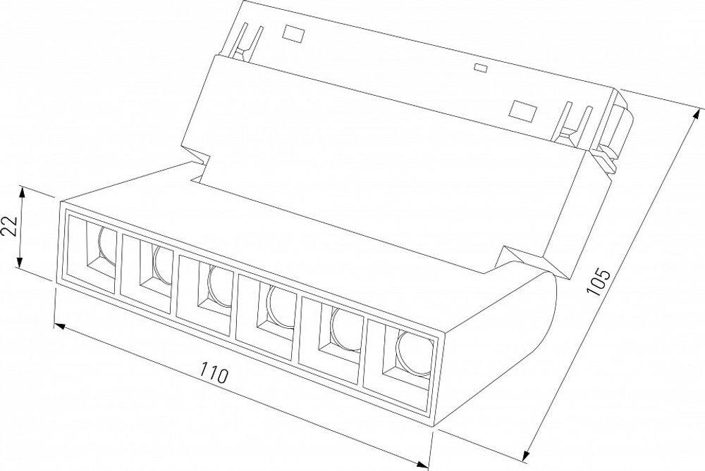 Накладной светильник Elektrostandard Slim Magnetic a066586