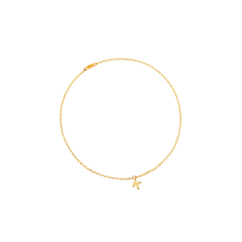 Вечный браслет Персонализация с Буквой – Золото