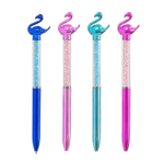 Ручка шариковая, автоматическая, Basir, синие чернила, серия "ЛЕБЕДЬ", разноцветный корпус, 24 шт