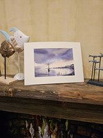 Картина авторская акварельная в паспарту 21х30 см на стену для интерьера "Севастополь"