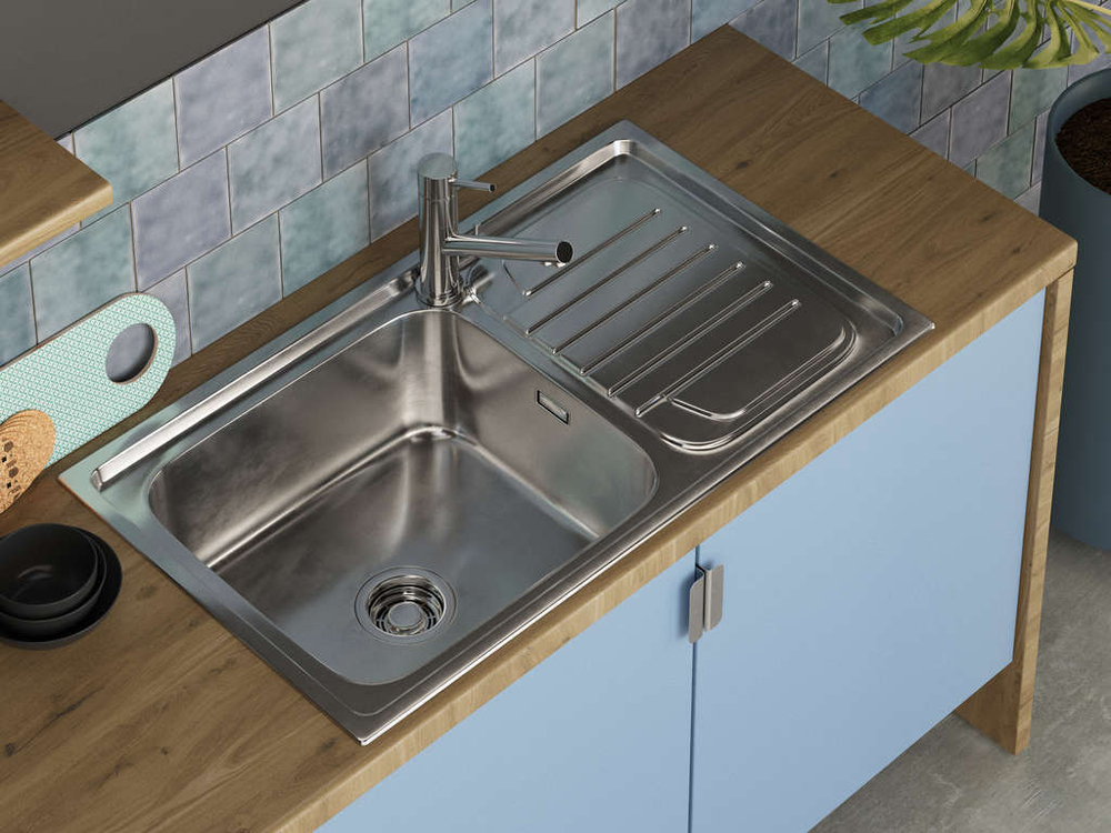 Мойка Omoikiri Haruna 86-IN нерж. сталь | Нержавеющая сталь