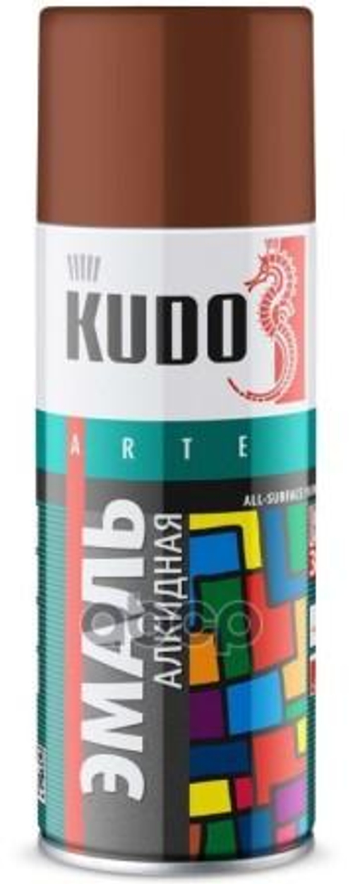 Эмаль аэрозольная KUDO 1023 универсальная какао (0,52л)