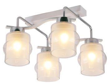 07078/4 WHITE+CHROME (2) Люстра (RL)