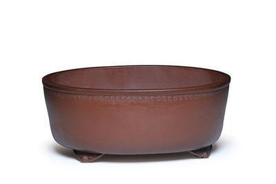 Премиальный неглазурованный горшок для бонсай от Мастера Чжана (исинская керамика) |41.0*37.0*16.5