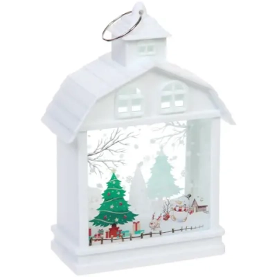 Сувенир с подсветкой «Сказочный вечер» 9*4,5*14 см, Белый (работает от батареек LR44*3)