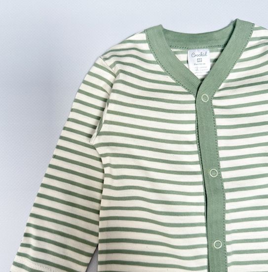 Слип хлопковый, Зеленая полоска