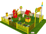 Игровая развивающая площадка Фермерский дворик Лайт