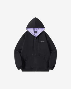 Худи Zip HTF черный/фиолетовый