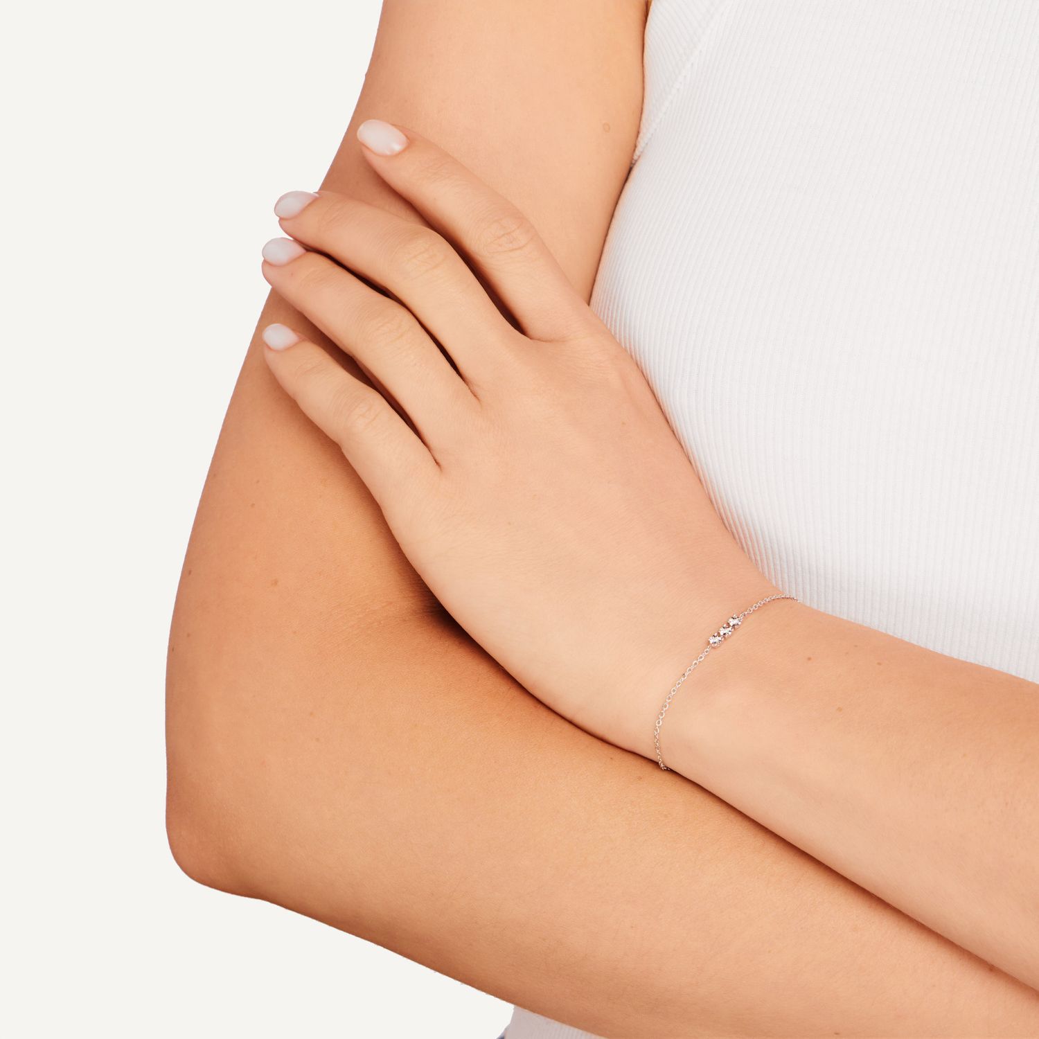 Браслет Three Stones Bracelet Silver