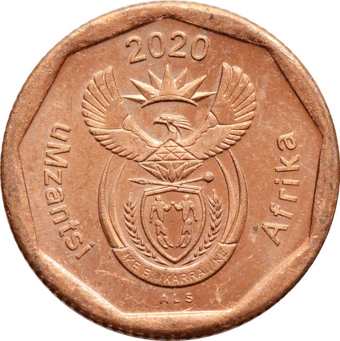 10 центов 2020 ЮАР XF-AU