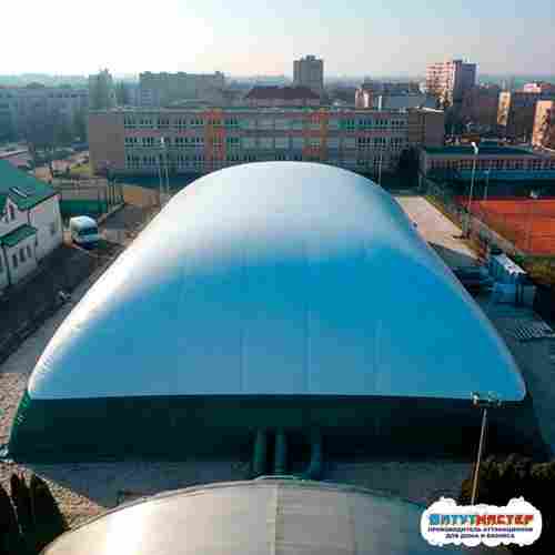 Надувной манеж для ледового катка «Север», 56×26×13 м