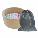 Romana Airpool Детский сухой бассейн Easy (бежевый с серыми шариками)