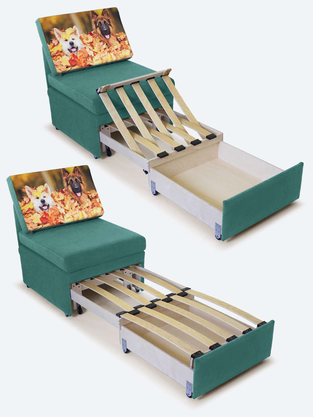 Кресло-кровать "Миник", купон Собаки