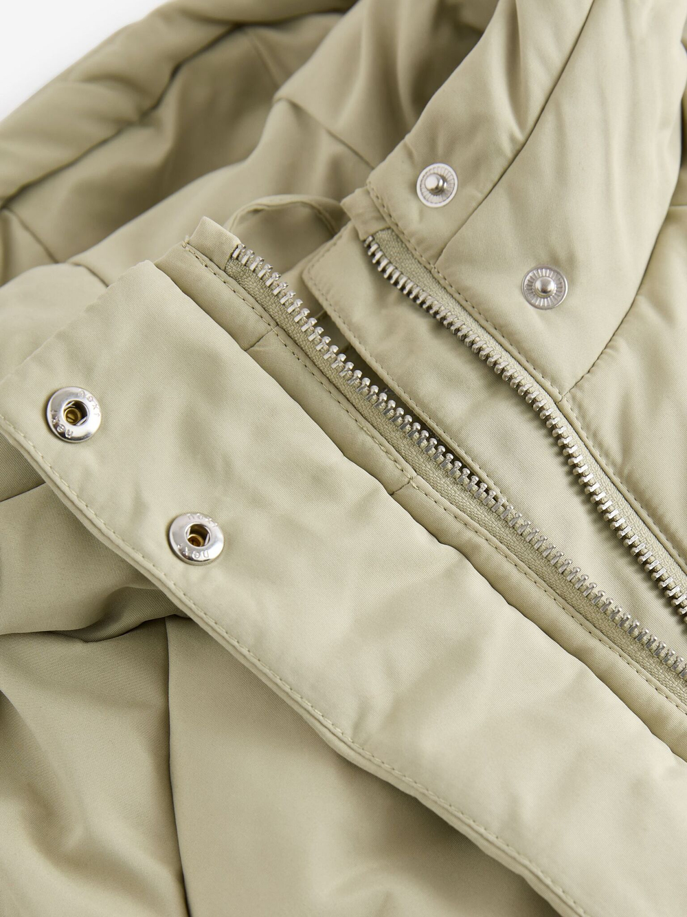 Куртка утепленная с капюшоном для девочки Next E25-190, Хаки