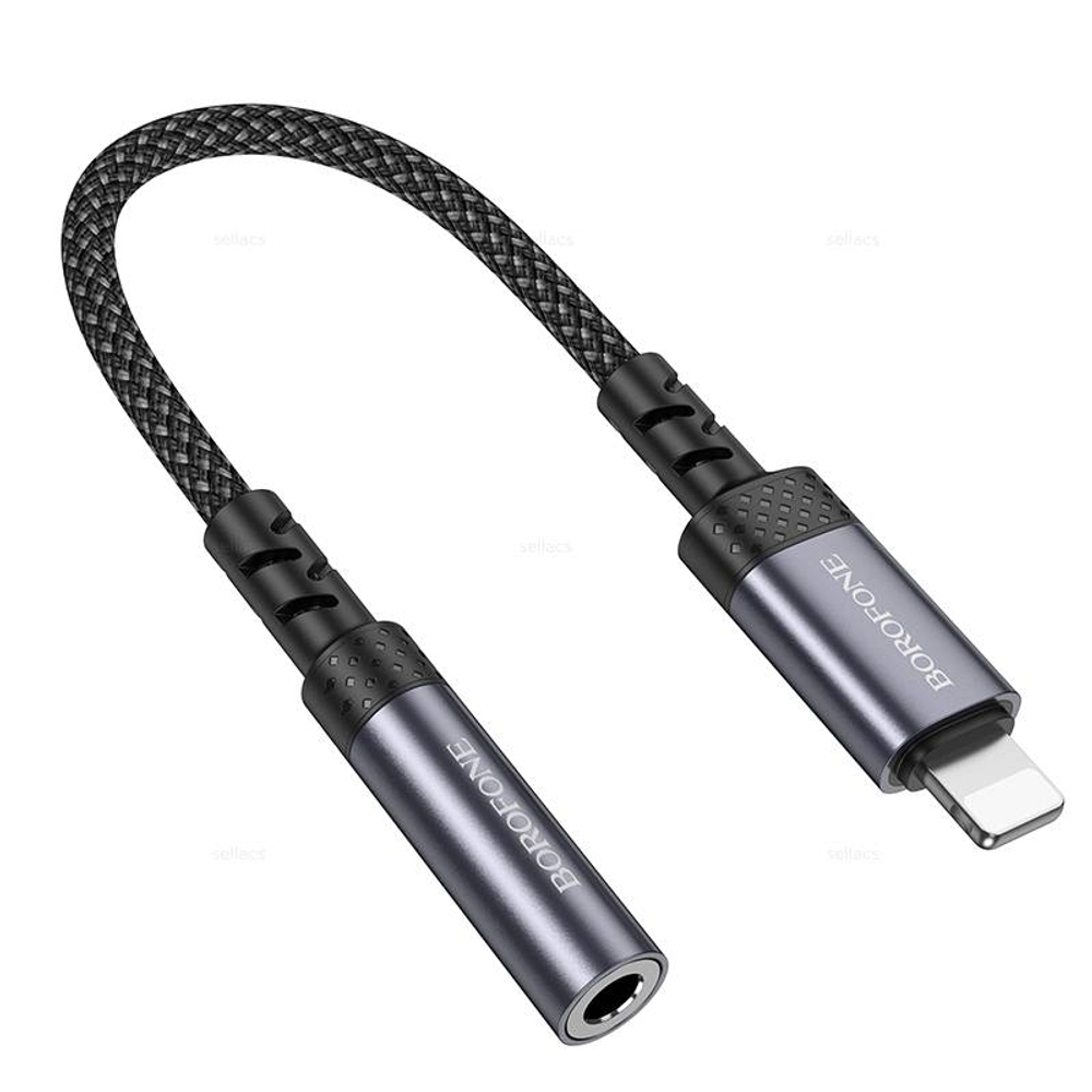 Цифровой аудио конвертер Lightning на 3.5mm Borofone BV24 (Краснодар склад)