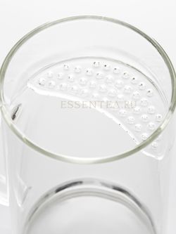 Чашка стеклянная "Банги" с ручкой  и стеклянным фильтром 340 мл