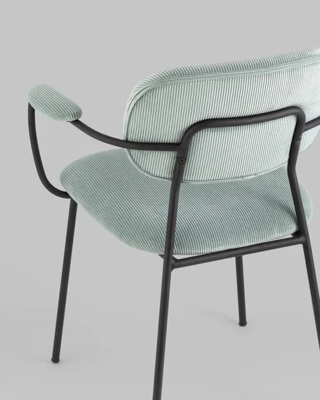 Стул Brant серо-голубой вельвет