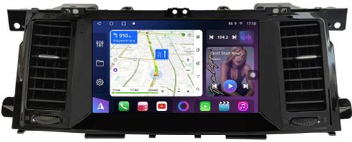 Магнитола для Nissan Patrol Y62, Infiniti QX56/QX80 2010-2017 (поддержка Bose, 360 и мониторов, рамка тип 3) - FarCar BM9-2K-9639F3+RZ монитор 9.5" 2K QLED на Android 14, Быстрая, CarPlay, 4G SIM-слот
