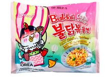 Лапша Рамен Samyang со вкусом острой курицы в соусе Карбонара, 140г