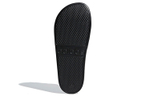 Adidas Adilette Aqua thick-soled outer wear one-piece rubber-soled quick-drying one-word slippers men's black