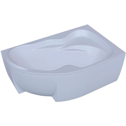 Акриловая ванна Aquatek (Акватек) Вега 170x105 R, с каркасом, с фронтальной панелью, со сливом-переливом