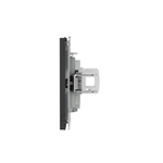 Компьютерная розетка RJ-45 без шторки, кат.6А одинарная,KANT, черный уголь