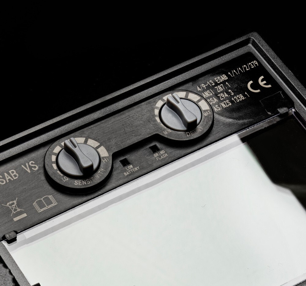 Маска сварщика SAVAGE A40 9-13 DIN желтая ESAB сменные батареи