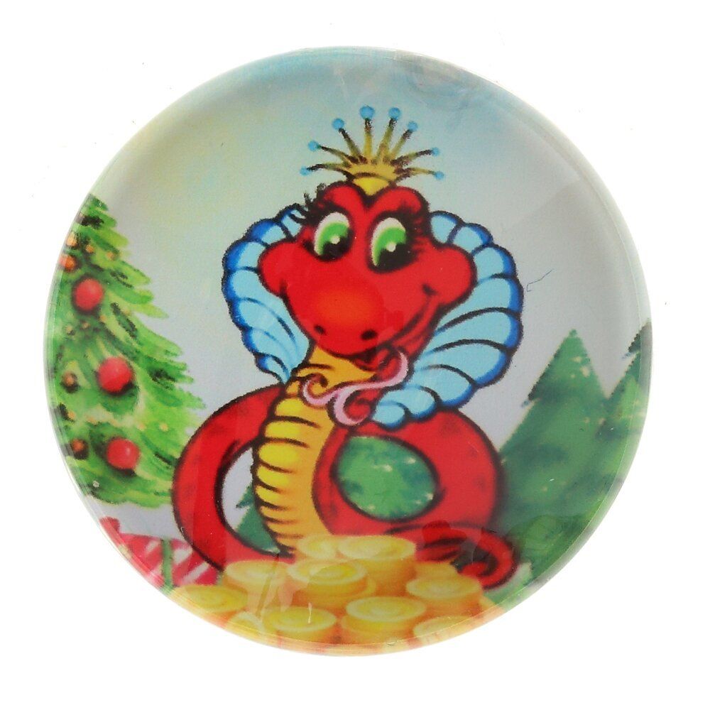 GAEM Магнит "Змейка", L3,5 W1,5 H3,5 см, 8в.