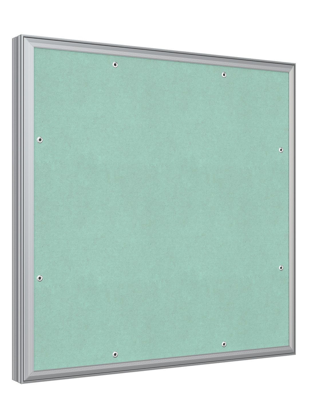 Люк ревизионный D Ceramo Base 500х500 скрыт.монтаж съемный алюминий EVECS