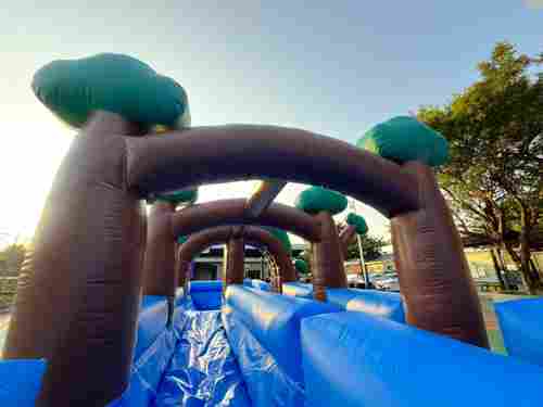 Надувная водная горка «Сказочный лес», 18*4,7*7,5 м