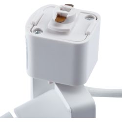 Трековый светильник однофазный ЭРА TR10-GU10 WH под лампу GU10 белый | Однофазные светильники под лампу