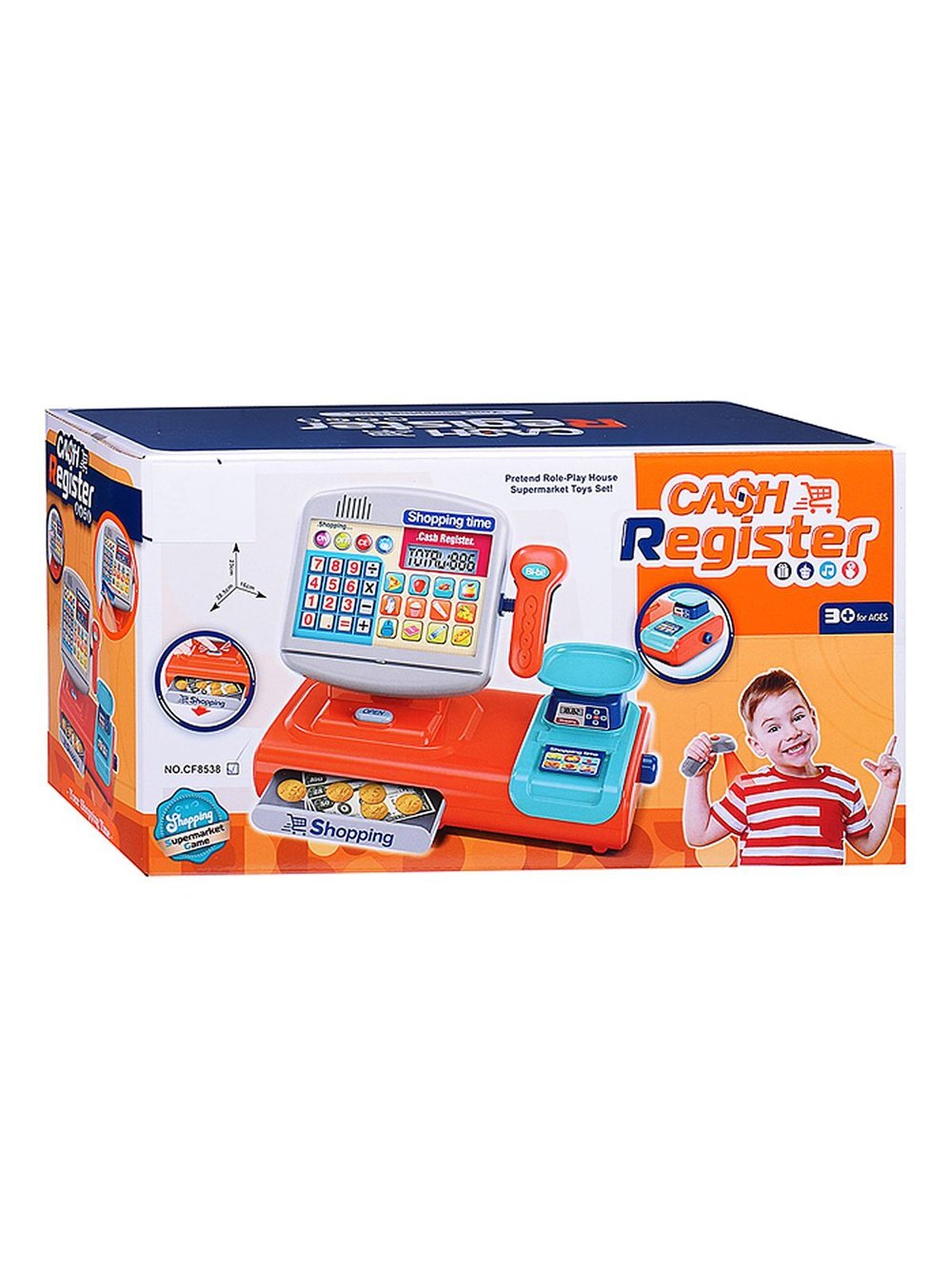 Игровой набор Касса с монетами и купюрами (CF8538)