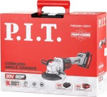 Угловая шлифмашина аккумуляторная P.I.T. PWS20H-125D/1