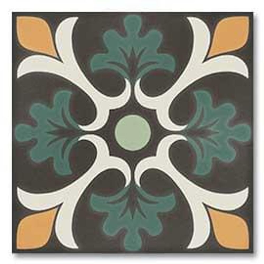 DNA Tiles Sync Clover Green 15x15