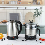 Набор: чайник электрический 1,8л, электрокастрюля 1,5л, серия LYKAS, металл