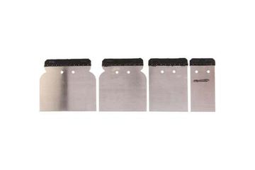 Набор японских стальных шпателей 4 шт. SPARTA 50-80-100-120 мм 852605