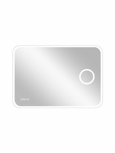 Зеркало "Bliss Led" 1000х700 с увеличительным зеркалом, часами