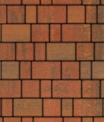 Тротуарная плитка ВЫБОР, форма Старый город, h=60мм