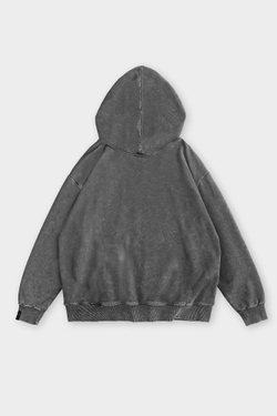 Худи SHMOT "BLANK" GARMENT DYE Серый