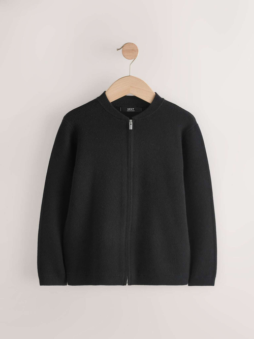 Толстовка на молнии для мальчика Next AT3-613, Черный