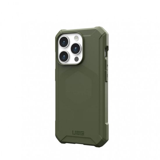 Чехол с поддержкой MAGSAFE UAG Essential Armor для iPhone 15 Pro MAX 6.7", цвет оливковый (Olive Drab)