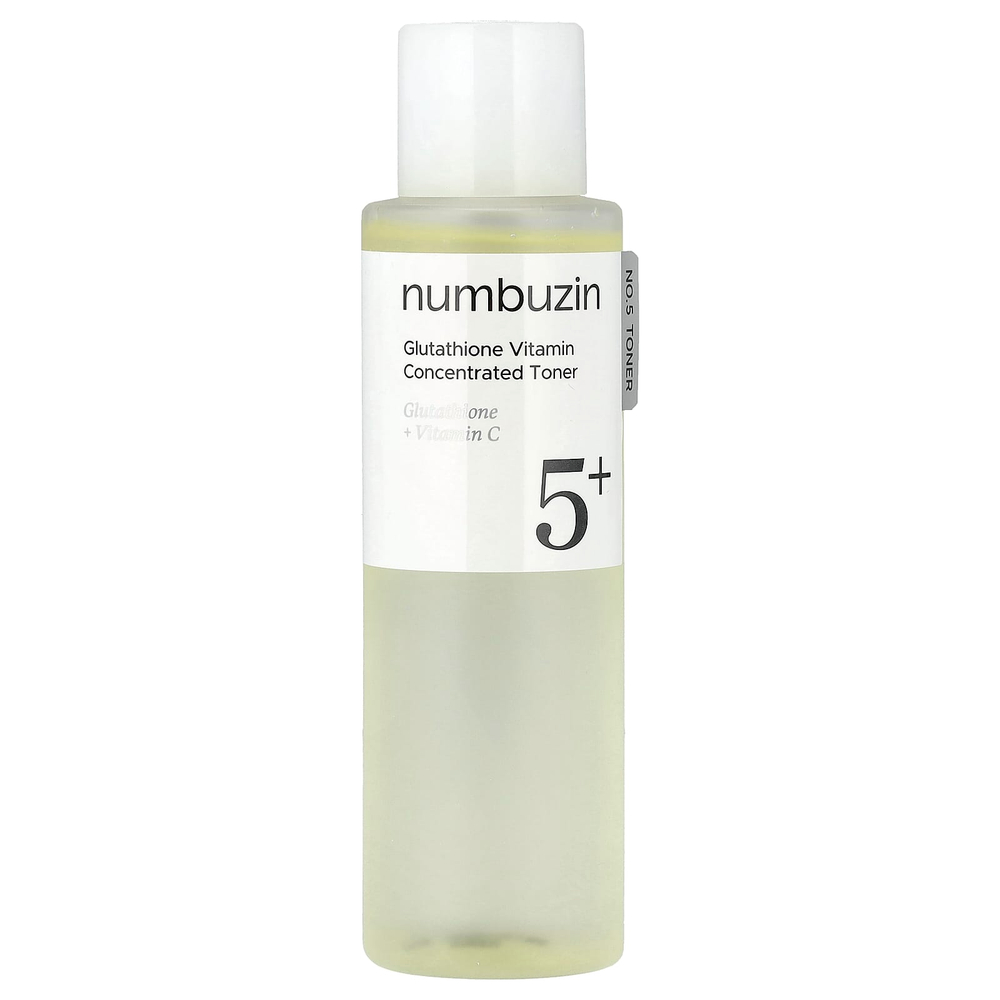 Numbuzin, No.5, концентрированный тонер с глутатионом и витамином, 200 мл (6,76 жидк. унции)