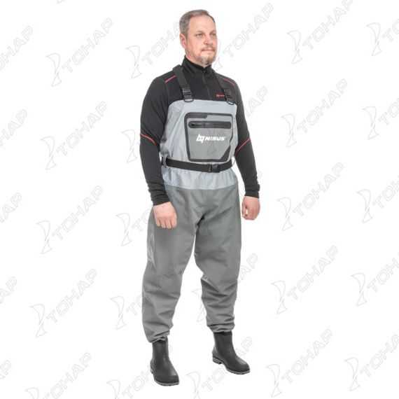 Вейдерсы мембранные River Guide 20000мм/3000г/м2/24ч с сапогами 44 (XL) (N-WB-44XL) NISUS